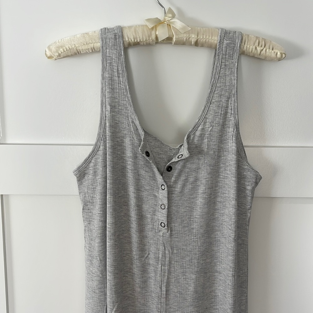 Maternity Sunday Sleep Sleeveless Nursing Jumpsuit.